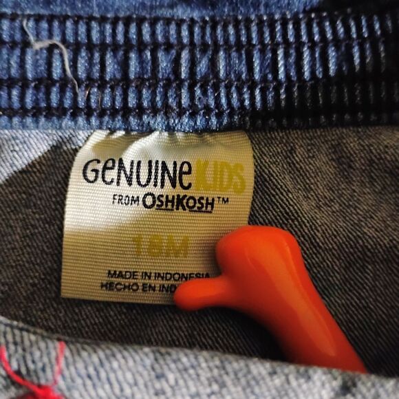 Oshkosh Denim Overall Dress - Size: 18 months (1142) - Picture 2 of 4